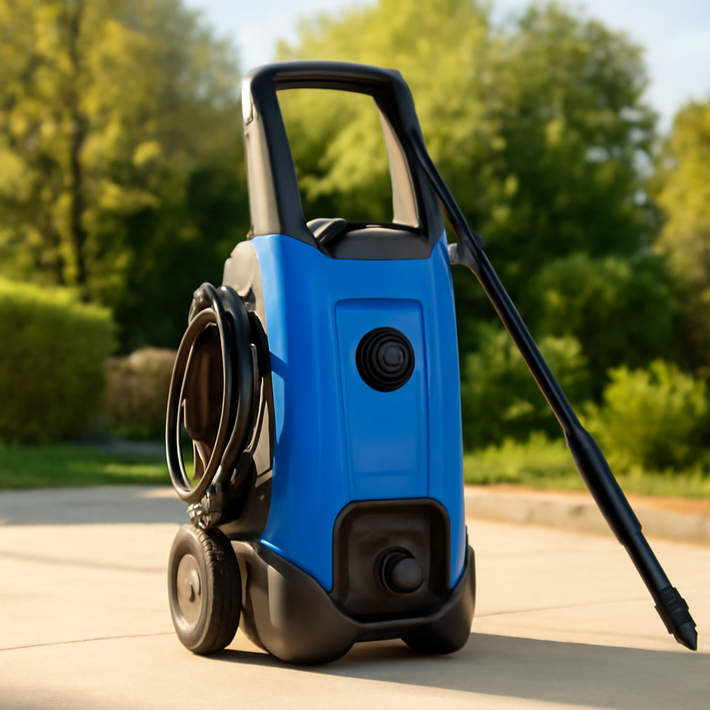 Rasentrimmer – Anwendung im Garten (KI)