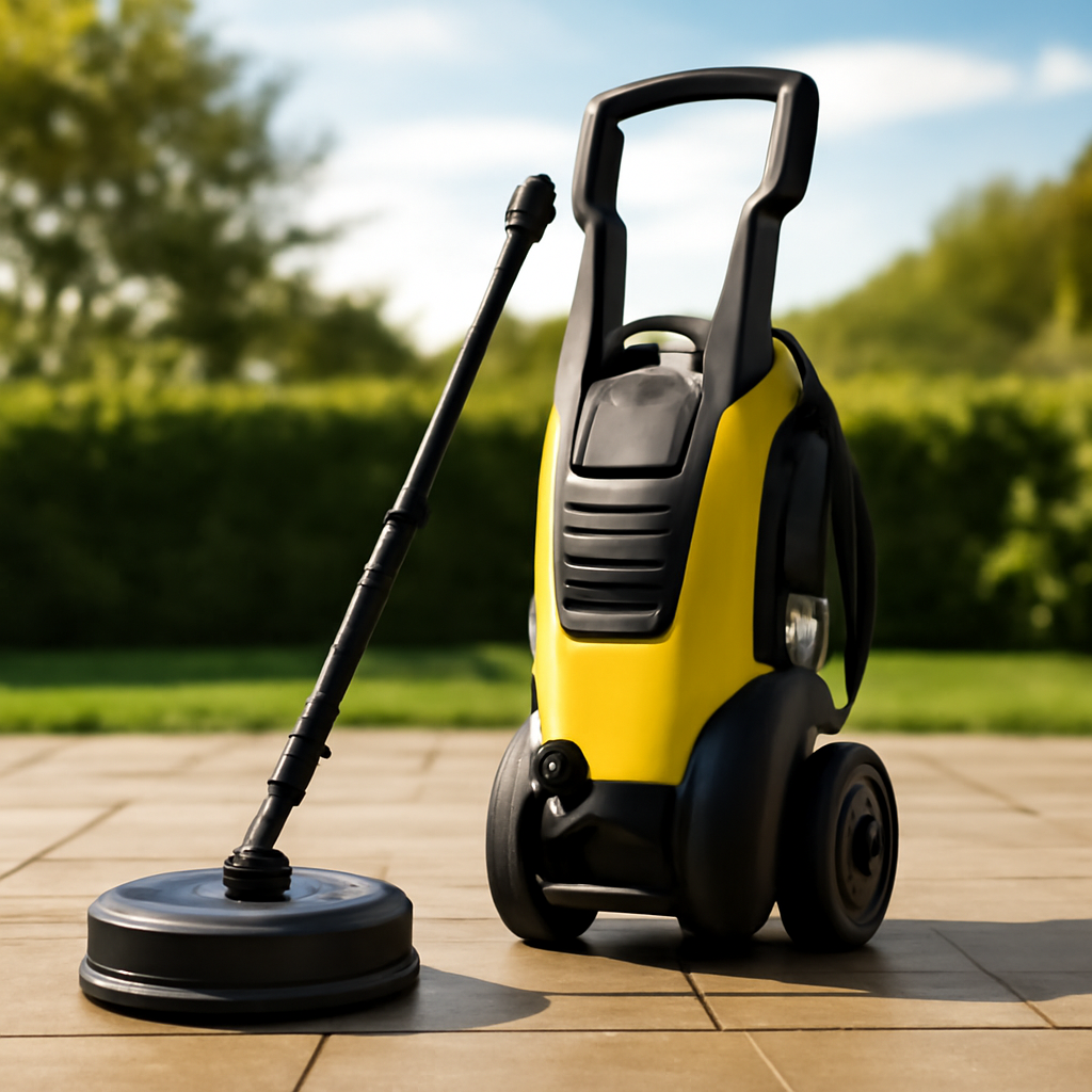 Rasentrimmer – Anwendung im Garten (KI)