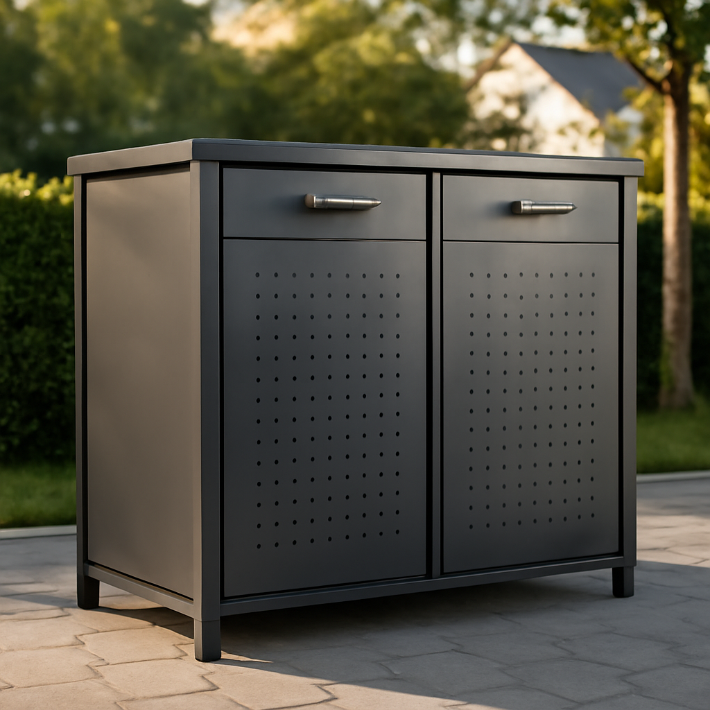 Rasentrimmer – Anwendung im Garten (KI)