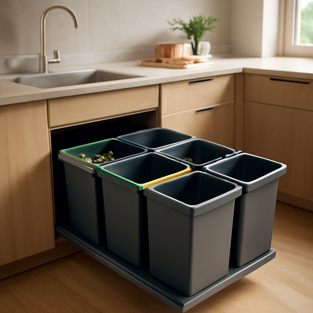 Rasentrimmer – Anwendung im Garten (KI)