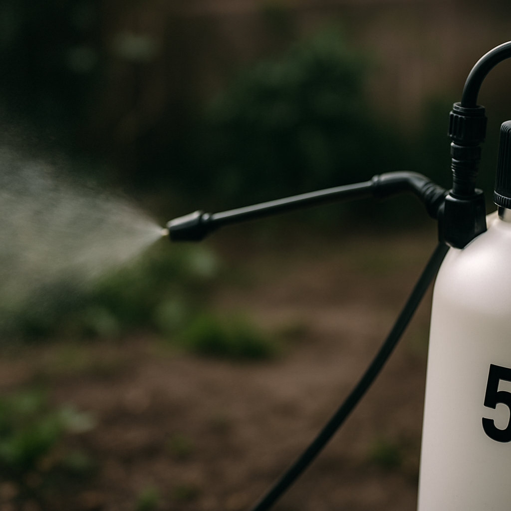 Rasentrimmer – Anwendung im Garten (AI)