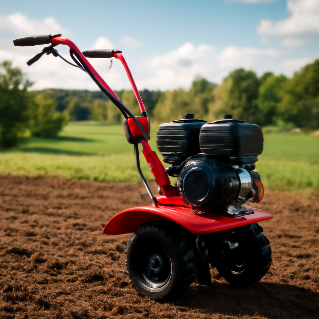 Rasentrimmer – Anwendung im Garten (AI)