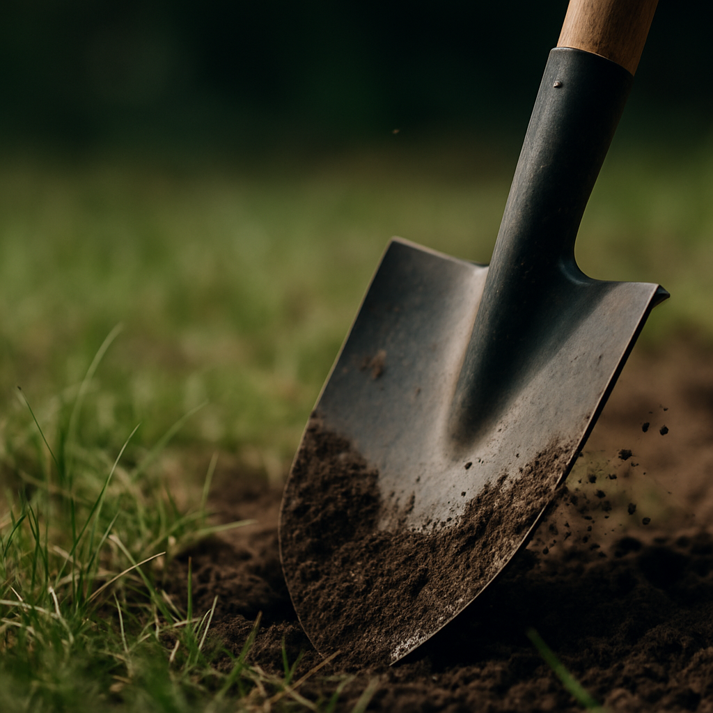 Rasentrimmer – Anwendung im Garten (AI)