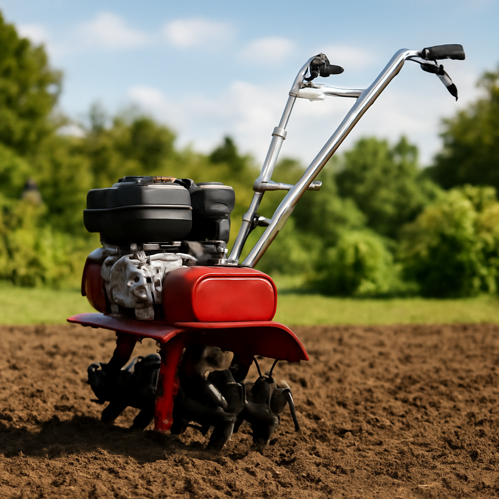 Rasentrimmer – Anwendung im Garten (AI)