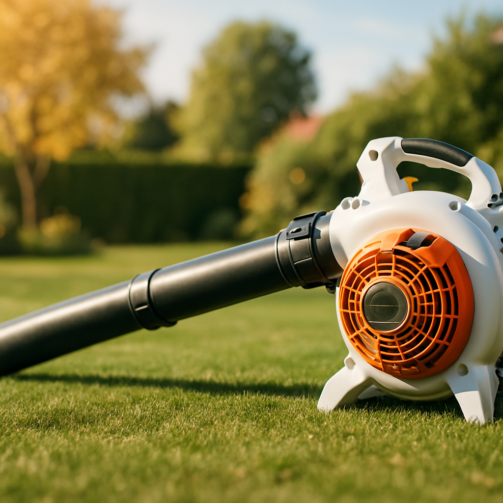 Rasentrimmer – Anwendung im Garten (AI)