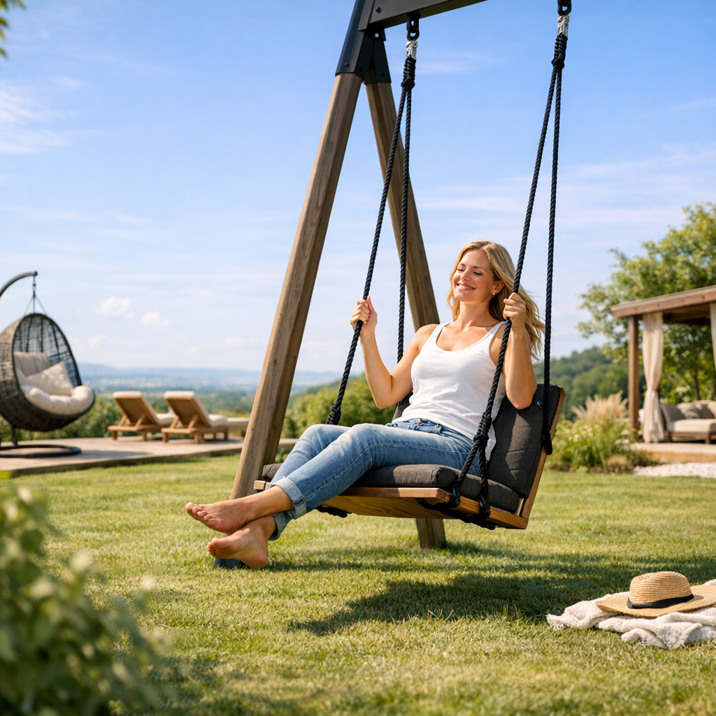 Rasentrimmer – Anwendung im Garten (AI)